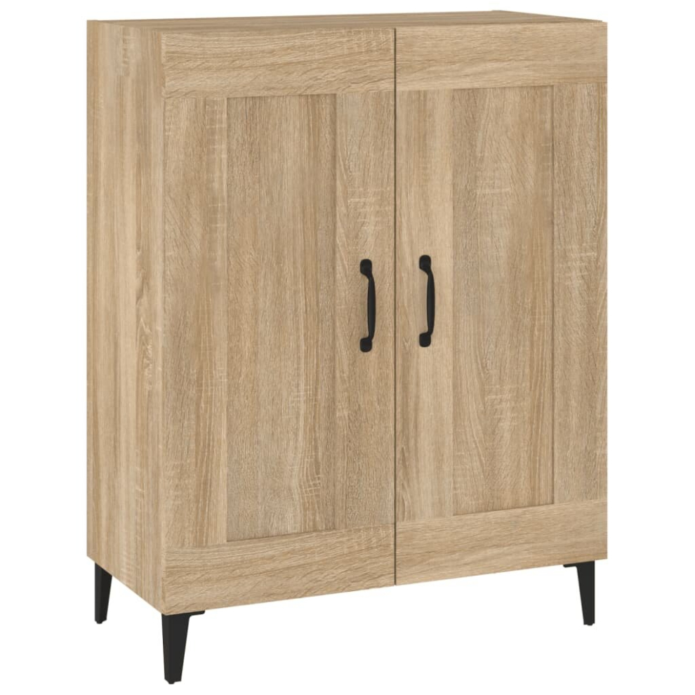 Vidaxl (Sonoma Oak) Sideboard Engineered Wood Side Cabinet Home Organiser Multi Colours