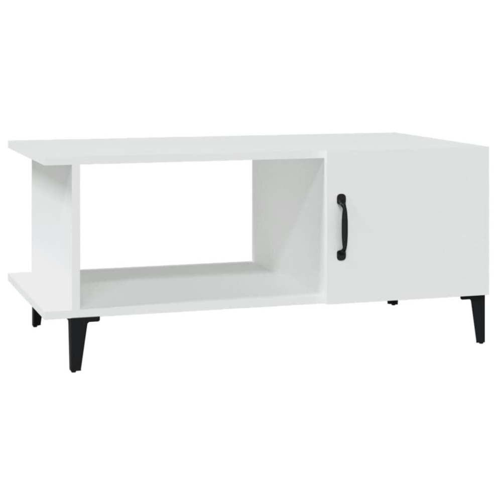 (White) vidaXL Coffee Table Engineered Wood Couch Centre Accent Table Multi Colours