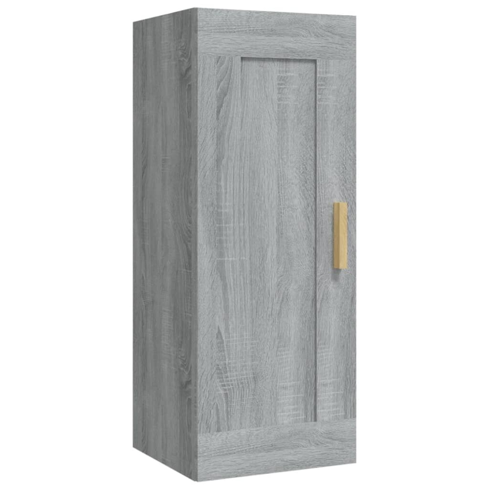 Vidaxl ( Sonoma) Wall Cabinet Hanging Storage Cabinet Wall Cupboard Engineered Wood Grey
