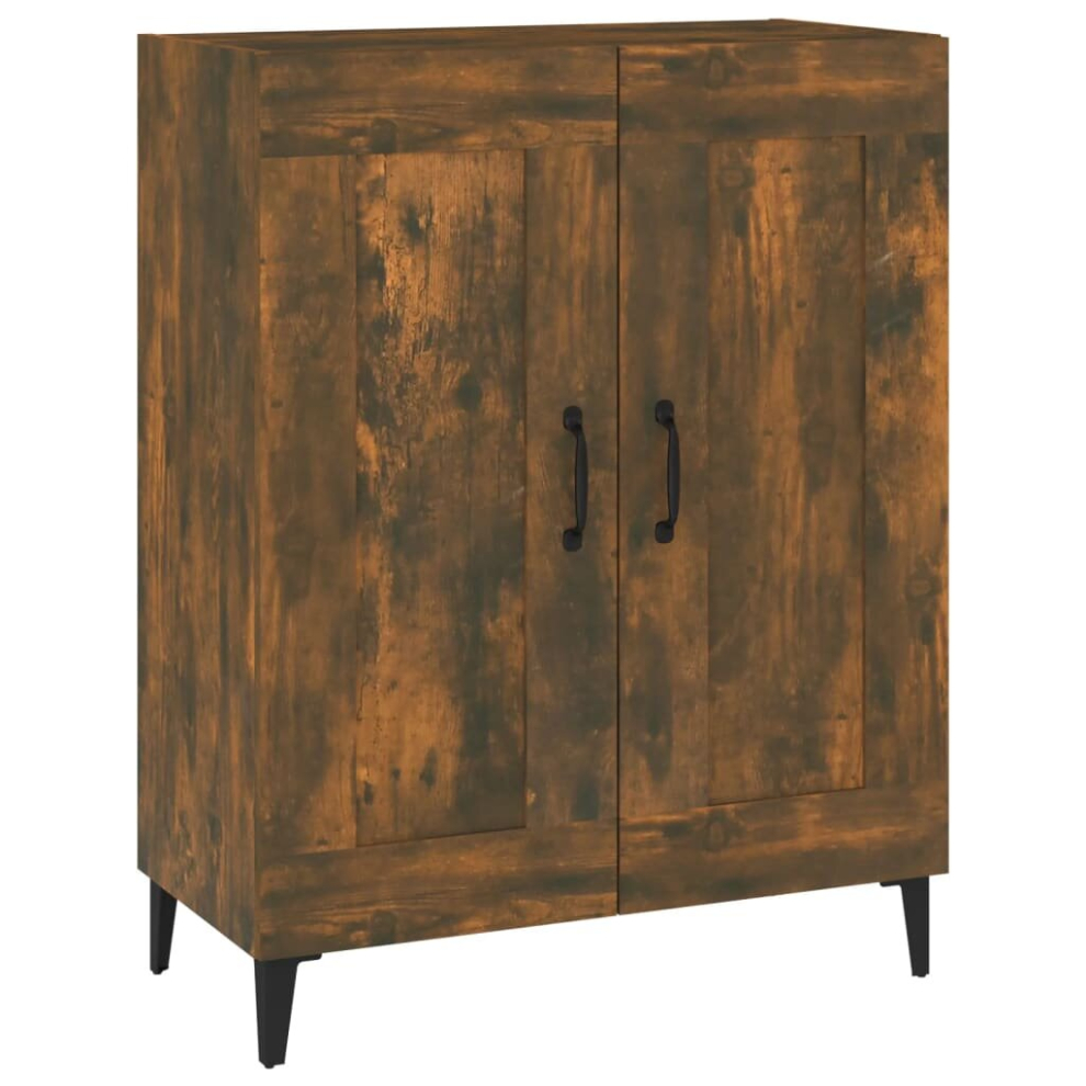 Vidaxl (Smoked Oak) Sideboard Engineered Wood Side Cabinet Home Organiser Multi Colours