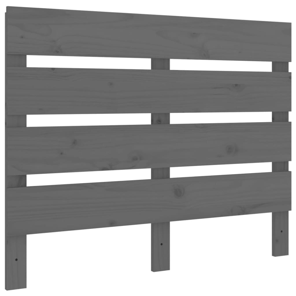 (grey, 100 x 3 x 80 cm) vidaXL Solid Wood Pine Headboard Indoor Wooden Bed Header Multi Colours/Sizes