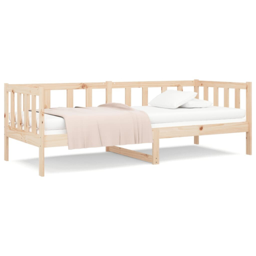 VidaXL (brown) vidaXL Solid Pinewood Pull-out Day Bed Wooden Sleepover Sofa Bed Multi Colours