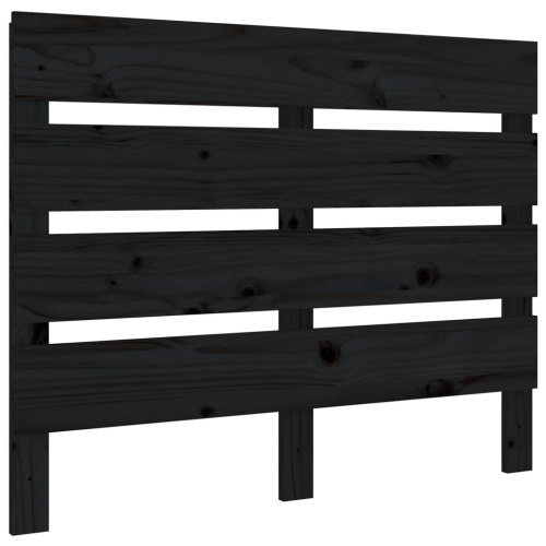 VidaXL (black, 100 x 3 x 80 cm) vidaXL Headboard Bedroom Bed Headboard Decorative Bed Header Solid Wood Pine