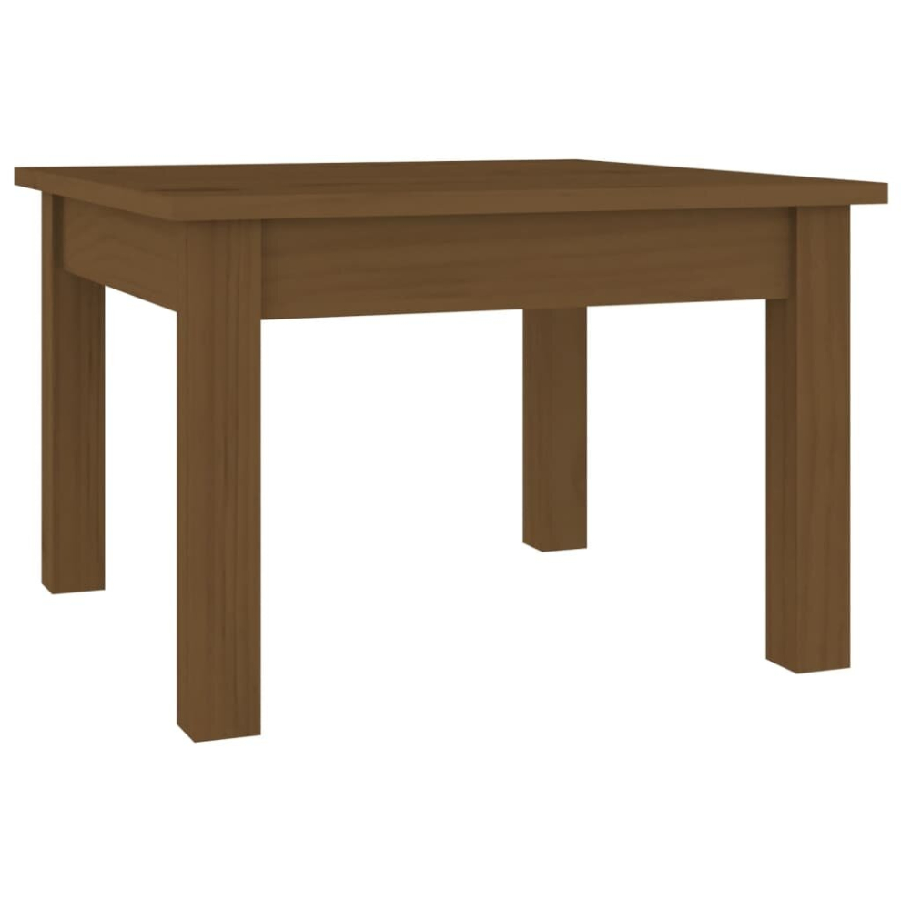 (Honey brown, 45 x 45 x 30 cm (L x W x H)) vidaXL Solid Wood Pine Coffee Table Side End Accent Table Multi Colours/Sizes