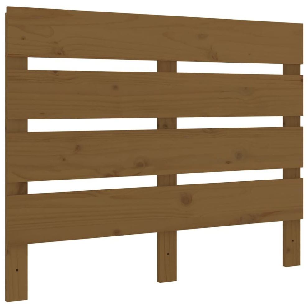 Vidaxl (Honey 75 X 3 X 80 Cm) Headboard Bedroom Bed Headboard Decorative Bed Header Solid Wood Pine Brown