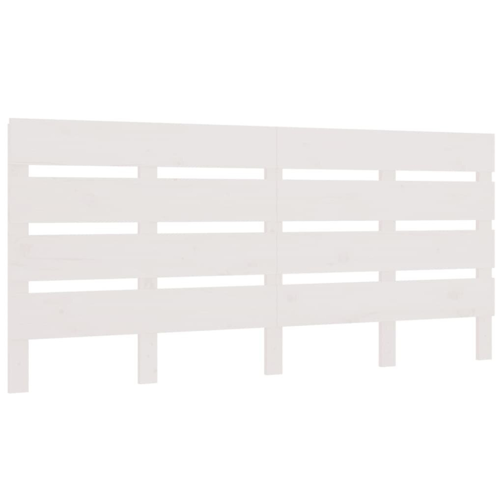 Vidaxl (, 180 X 3 X 80 Cm) Headboard Bedroom Bed Headboard Decorative Bed Header Solid Wood Pine White