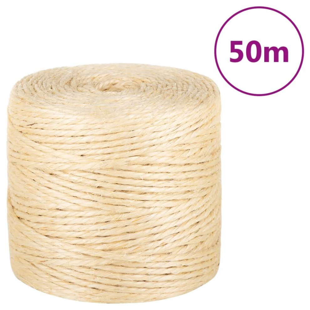 vidaXL Rope Jute String Hemp Rope Twine String for Cat Scratching 100% Sisal