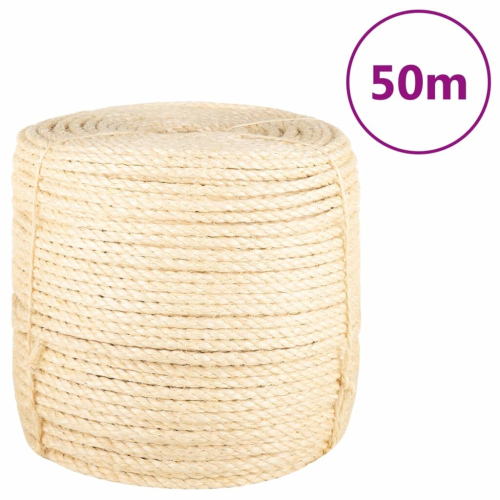 VidaXL vidaXL Seil 100% Sisal 8 mm 50 m