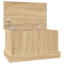 (sonoma oak, 50 x 30 x 28 cm) vidaXL Storage Box Garden Tool Chest Outdoor Storage Bin Box Engineered Wood