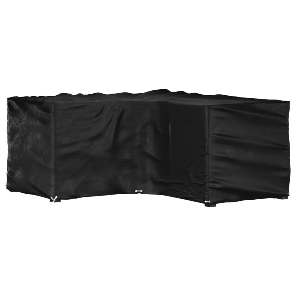Vidaxl (215 X 215 X 90 Cm/ 1 Pcs) L-Shaped Garden Furniture Covers Outdoor Furniture Cover 16 Eyelets