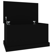 (black, 70 x 40 x 38 cm) vidaXL Storage Box Garden Tool Chest Outdoor Storage Bin Box Engineered Wood