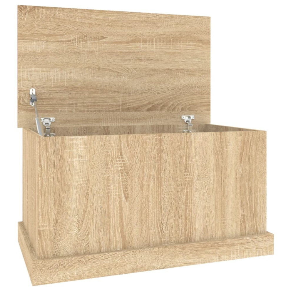 Vidaxl (Sonoma Oak, 70 X 40 X 38 Cm) Storage Box Garden Tool Chest Outdoor Storage Bin Box Engineered Wood