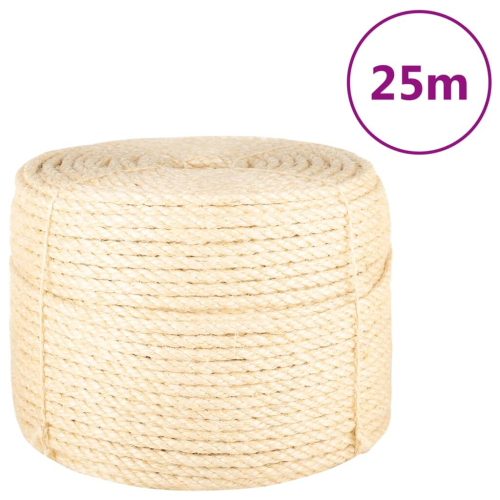 VidaXL vidaXL Seil 100% Sisal 10 mm 25 m