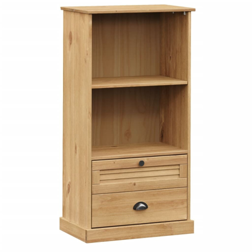 VidaXL (brown) vidaXL Bookcase Bookshelf Storage Shelf Storage Rack VIGO Solid Wood Pine