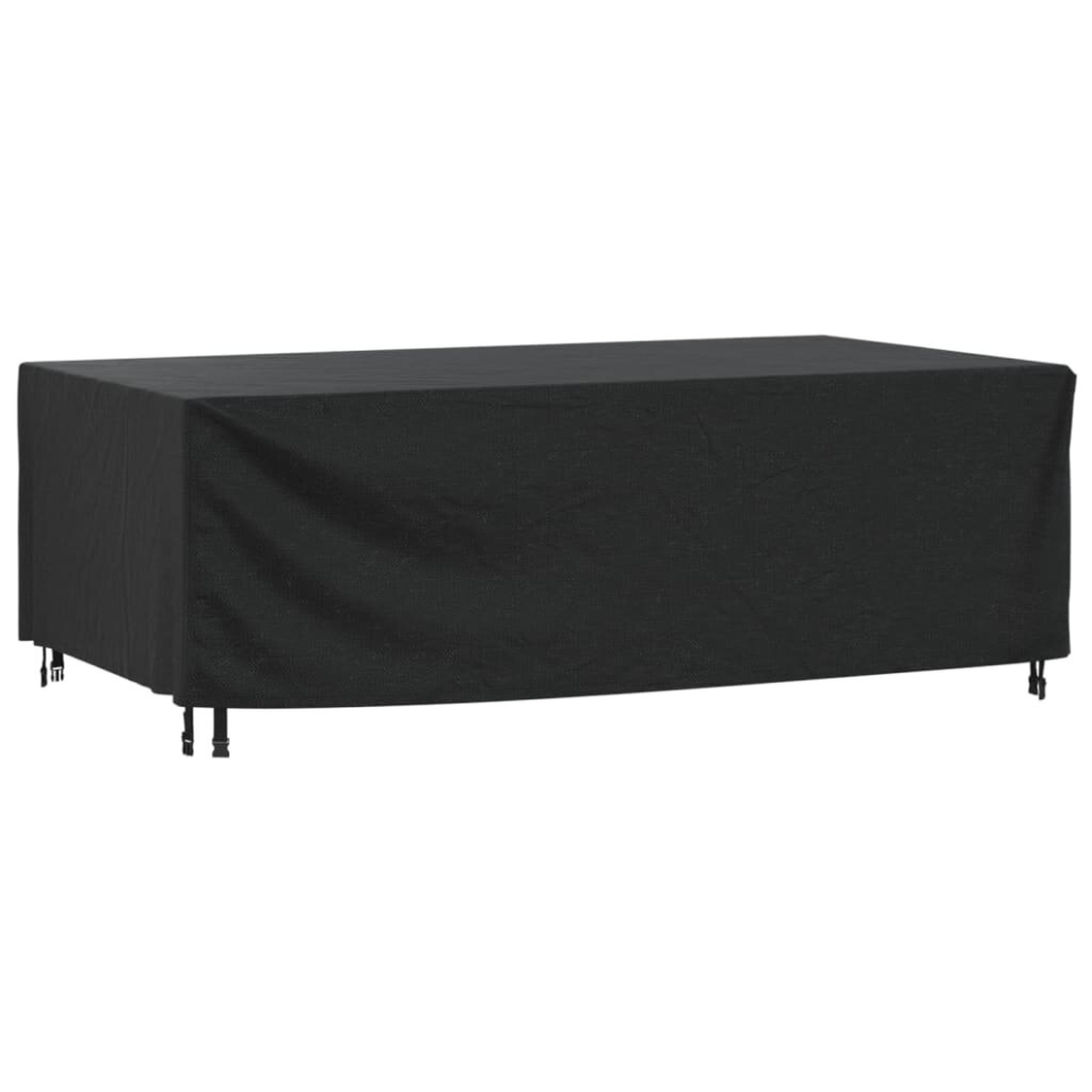 (229 x 113 x 73 cm) vidaXL Garden Furniture Cover Outdoor Furniture Cover Black Waterproof 420D