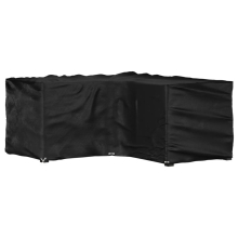 (185 x 185 x 90 cm/ 1 pcs) vidaXL L-Shaped Garden Furniture Covers Outdoor Furniture Cover 16 Eyelets