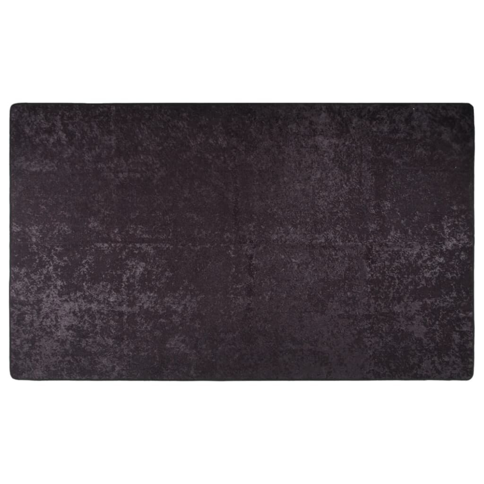 (anthracite, 120 x 170 cm) vidaXL Rug Washable Patchwork Anti Slip Home Floor Carpet Floor Area Rug Mat