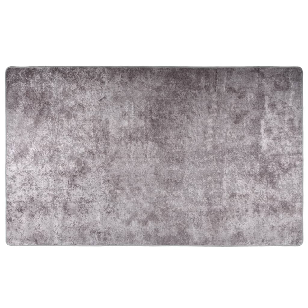 (grey, 120 x 170 cm) vidaXL Rug Washable Patchwork Anti Slip Home Floor Carpet Floor Area Rug Mat