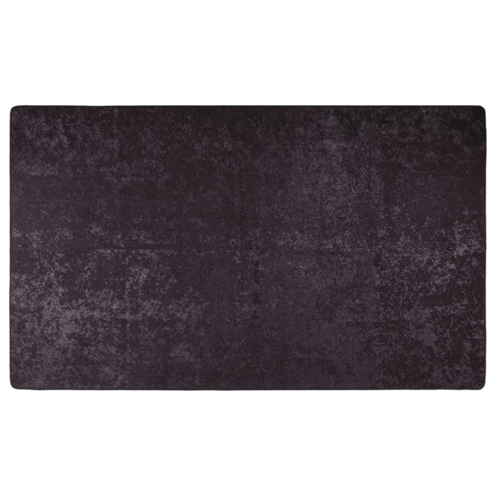 (anthracite, 150 x 230 cm) vidaXL Rug Washable Patchwork Anti Slip Home Floor Carpet Floor Area Rug Mat