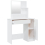 VidaXL (High gloss white) vidaXL Dressing Table Makeup Table Vanity Desk Cosmetic Table with Mirror 10
