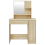 VidaXL (Sonoma oak) vidaXL Dressing Table Makeup Table Vanity Desk Cosmetic Table with Mirror 10