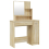 VidaXL (Sonoma oak) vidaXL Dressing Table Makeup Table Vanity Desk Cosmetic Table with Mirror 9