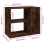 VidaXL (Smoked oak) vidaXL Side Cabinet Storage Unit Side Table Hall Sofa Table Engineered Wood 6