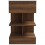 VidaXL (Brown oak, 1) vidaXL 1/2x Bedside Cabinet Engineered Wood Side Table Storage Multi Colours 6