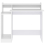 VidaXL (White) vidaXL Desk with LED Lights Computer Table Study Writing Desk Engineered Wood 9