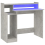 VidaXL (Concrete grey) vidaXL Desk with LED Lights Computer Table Study Writing Desk Engineered Wood 3