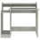 VidaXL (Concrete grey) vidaXL Desk with LED Lights Computer Table Study Writing Desk Engineered Wood 9