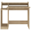 VidaXL (Sonoma oak) vidaXL Desk with LED Lights Computer Table Study Writing Desk Engineered Wood 8