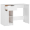 VidaXL (White) vidaXL Desk Engineered Wood Home Office Computer Table Study Writing Desk 8
