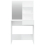 VidaXL (White) vidaXL Dressing Table with Mirror Bedroom Makeup Vanity Desk Cosmetic Table 9