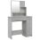 VidaXL (Concrete grey) vidaXL Dressing Table Makeup Table Vanity Desk Cosmetic Table with Mirror 6