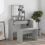 VidaXL (Concrete grey) vidaXL Dressing Table Makeup Table Vanity Desk Cosmetic Table with Mirror 7