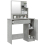 VidaXL (Concrete grey) vidaXL Dressing Table Makeup Table Vanity Desk Cosmetic Table with Mirror 8