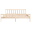 VidaXL vidaXL Solid Wood Bed Frame 160x200 cm Bedroom Wooden Bedstead Platform Bed 8