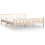 VidaXL vidaXL Solid Wood Bed Frame 160x200 cm Bedroom Wooden Bedstead Platform Bed 5