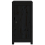 VidaXL vidaXL 2x Solid Wood Pine Sideboards Black Wooden Home Organiser Cupboard 7