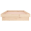 VidaXL (brown, 100 x 200 cm) vidaXL LED Bed Frame Mattress Foundation Bedstead Platform Bed Base Solid Wood 8