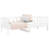 VidaXL (white) vidaXL Solid Pinewood Pull-out Day Bed Wooden Sleepover Sofa Bed Multi Colours 7