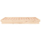 VidaXL (brown, 150 x 200 cm) vidaXL LED Bed Frame Mattress Foundation Bedstead Platform Bed Base Solid Wood 9