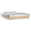 VidaXL (brown, 150 x 200 cm) vidaXL LED Bed Frame Mattress Foundation Bedstead Platform Bed Base Solid Wood 7