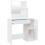 VidaXL (White) vidaXL Dressing Table Makeup Table Vanity Desk Cosmetic Table with Mirror 10