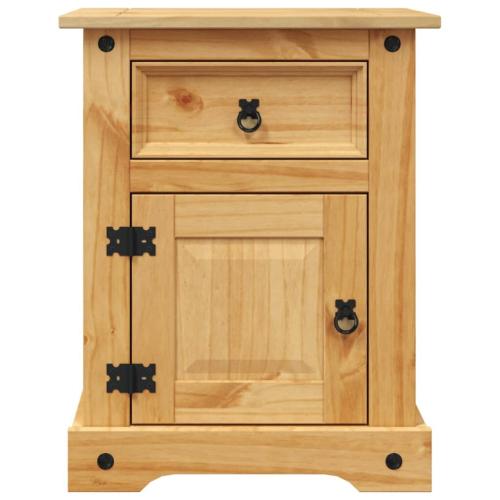VidaXL vidaXL Bedside Cabinet Nightstand Bed Side Table Mexican Pine Corona Range 2