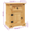 VidaXL vidaXL Bedside Cabinet Nightstand Bed Side Table Mexican Pine Corona Range 9