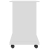 vidaXL Computer Desk White Engineered Wood PC Laptop Writing Desk Workstation 7