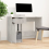VidaXL (Concrete grey) vidaXL Desk Engineered Wood Home Office Computer Table Study Writing Desk 6