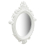 VidaXL vidaXL Wall Mirror Castle Style White Hanging Mirror Antique Mirror Bathroom 2
